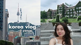 YONSEI UNIVERSITY MOVEIN VLOG ✈️ fly to korea w me dorm tour orientation study abroad etc [upl. by Hgielrac307]