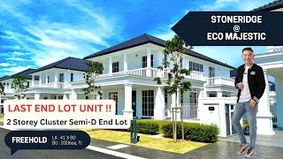 Eco Majestic Cluster Semi D House  End Lot  Stoneridge  LUXURY HOUSE [upl. by Olihs]