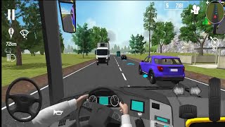 Public Transport Simulator Coach Traveler Bus Driving Simulator Gameplay [upl. by Lashonde]