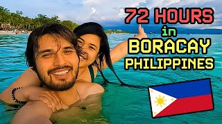 I Spent 72 Hours in BORACAY PHILIPPINES ft akidearest [upl. by Atinra]