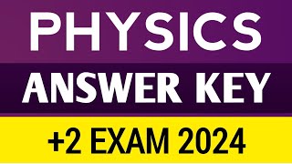 Kerala Plustwo Physics Exam Answer Key March 2024  Public Exam  Board Exam  Education News exam [upl. by Aseeram]