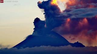 Oct 19 2024 Popocatepetl Eruption Highlights [upl. by Cadman712]