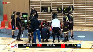 SBL CUPM  Day 14 MASSAGNO vs MONTHEY [upl. by Nongim]