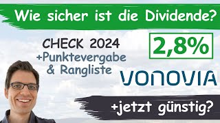 Vonovia Aktienanalyse 2024 Wie sicher ist die Dividende günstig bewertet [upl. by Davida500]