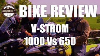 BIKE TEST Suzuki VStrom 1000 Vs 650 [upl. by Phenice]