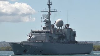 French Frigate Prairial F731 Departs Pearl Harbor For RIMPAC 2016 [upl. by Knapp101]