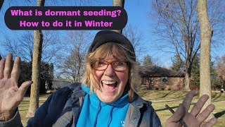 How to Plant Grass Seed in WinterDormant Seeding [upl. by Arty]