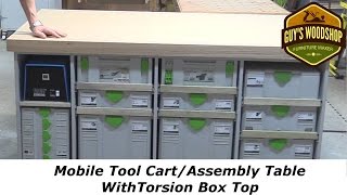 Mobile Tool CartAssembly Table With Torsion Box Top [upl. by Baron]