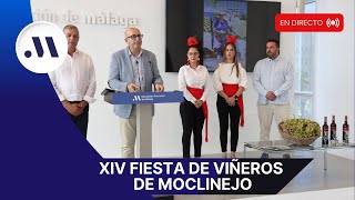 Presentación de la XIV Fiesta de Viñeros de Moclinejo [upl. by Ebbarta]