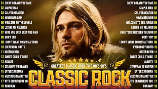 Best Classic Rock Songs Of All Time🔥Metallica ACDC Aerosmith Bon Jovi💥70s 80s 90s Classic Rock [upl. by Sherie]