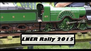 Leyland Society of Model Engineers LNER Rally 2015  Live Steam [upl. by Corrina574]