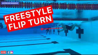 How To Do A Freestyle Flip Turn  5 Step Guide [upl. by Annaer]