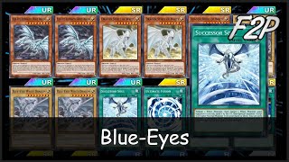 BLUEEYES Battle Chronicle  F2PP2W Deck Analysis amp Testing YuGiOh Duel Links [upl. by Gale939]