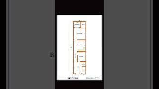 4m x 17m House Plan Design 14x56 Floor Plan Design foryou ytshorts floorplan floor [upl. by Alrep]