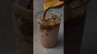 Hazelnut choco latte hazelnut hazelnutlatte icedcoffee coffeeaddict addict drink shortvideo [upl. by Pallas]