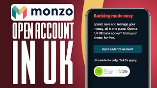 How To Open Monzo Bank Account In UK 2024 Full Walkthrough [upl. by Adnalue790]