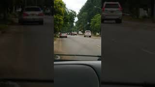 Mugabe motorcade spotted in Harare [upl. by Ybot]