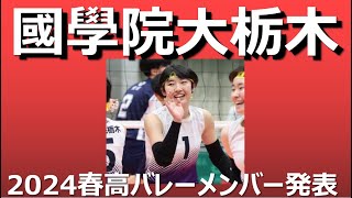 春高バレー 2024 女子「國學院大栃木」（栃木県） [upl. by Howenstein789]