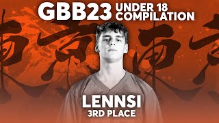 Lennsi 🇩🇪  3rd Place Compilation  GRAND BEATBOX BATTLE 2023 WORLD LEAGUE [upl. by Sidras]