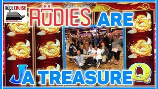 🛳🎰 RUDIES are a TREASURE ➡ Aboard the RUDIES Princess🎉💰 ✦ Brian Christopher Slot Cruise [upl. by Amrac]