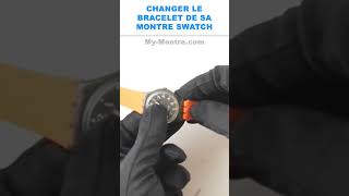 Changer un Bracelet de Montre Swatch en 60 Secondes [upl. by Kravits]