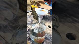 How To Make Mead Tutorial mead DIY homesteading familyvlog offgrid ish [upl. by Ardeahp]