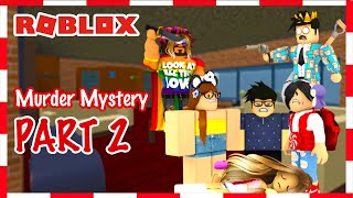 ROBLOX  SCREAMING ON MURDER MYSTERY 2 PART 2 [upl. by Biebel]