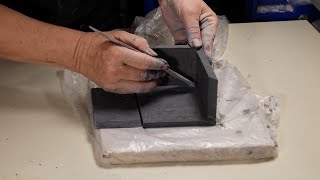 Craft Video Dictionary Clay Slab Building demonstrated by Joan TakayamaOgawa [upl. by Akinoj]