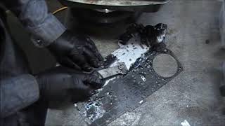 TRANSMISSION VALVEBODY GASKET REMOVAL FROM SPACER PLATE [upl. by Rai]