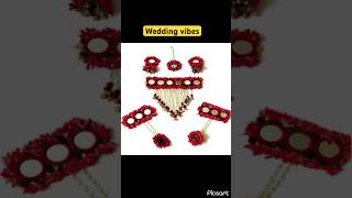 DIY bridal jewellery for haldi function making at home 🏡diy viral shorts trending ytshorts ￼ [upl. by Mcevoy]