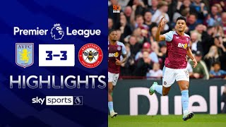 Aston Villa vs Brentford 33 Goals amp Highlights  Premier League 2024 [upl. by Also]