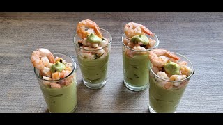 Verrines avocats crevettes [upl. by Caryl]