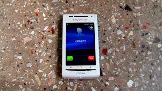 Sony Ericsson Xperia X8 Incoming Call [upl. by Riggins]