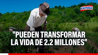 🔴🔵Nueva Ley Agraria quotPerú puede transformar la vida 22 millones de agricultoresquot afirma Amaro [upl. by Ulah308]