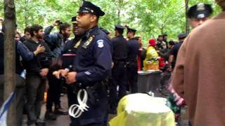 Occupy Wall Street NYC police attack 920113gp [upl. by Nellek]