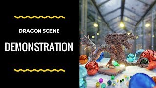 Blender 279 dragon scene demonstration [upl. by Roderich]