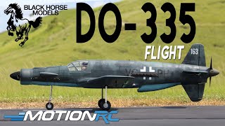 Flying the Black Horse Dornier DO335  Motion RC [upl. by Sydel]