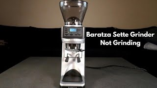 Baratza Sette Grinder isnt grinding Baratza Repair [upl. by Adiasteb]