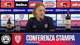 SERIE A ENILIVE  MISTER NICOLA IN CONFERENZA STAMPA  UDINESE  CAGLIARI [upl. by Samella]