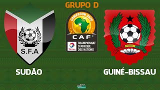 Copa Africana de Nações Sudão x Guiné Bissau  1ª Rodada  Grupo D PES21 [upl. by Nwahsear]