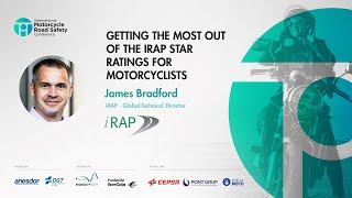 IMRSC24  James Bradford quotGetting the most out of the iRAP star ratings for motorcyclistsquot [upl. by Amin539]