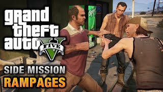 GTA 5  Mission 68  The Bureau Raid Roof Entry 100 Gold Medal Walkthrough [upl. by Erreid]