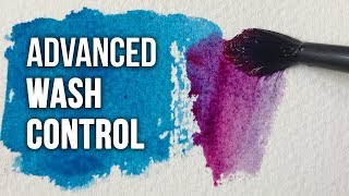 Advanced WASH CONTROL  Watercolor Painting Technique [upl. by Louth]