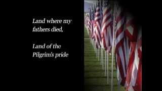 My Country Tis of Thee with Lyrics [upl. by Merlin]