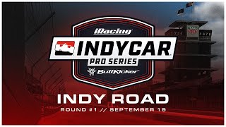 INDYCAR Buttkicker iRacing Pro Series  Round 1  Indianapolis Road Course [upl. by Dupin]