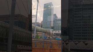 Westferry station to poplar station  DLR train  London  UK Eye Vlogs [upl. by Lockhart]