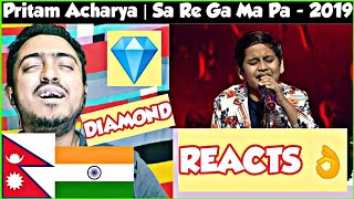 Pritam Acharya  INDIAN Reaction  Sa Re Ga Ma Pa  2019  Showreel  Zee Talent [upl. by Alessig]