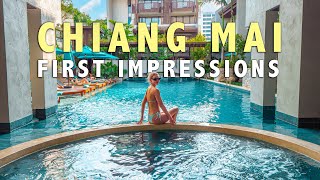 TRAVELLING to CHIANG MAI First Impressions [upl. by Lindi]