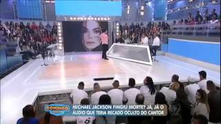 Entrevista  Domingo Show  Perícia em imagens de Michael Jackson [upl. by Matta]