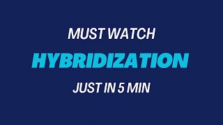 Hybridisation  easy way to find hybridization  NEET NMDCAT exam preparation [upl. by Atsev]